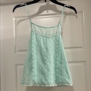 Forever 21 Embroidered Tank Top